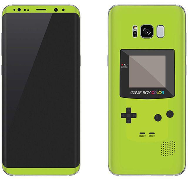 Vinyl Skin Decal For Samsung Galaxy S8 Gameboy Color