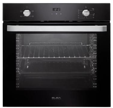 Elba Built-In Gas Oven With Grill 65 Liters 60 cm Black Glass EL10XLBFG