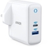 Anker PowerPort + Atom III Wall Charger with Type C Power Delivery 60W, White