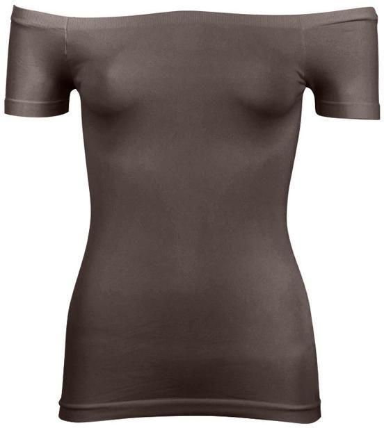 Silvy Nancy T-Shirt For Women - Brown, 2 X Large