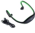 Green Sport Earphone Headset Wireless Bluetooth Headphone Neckband for Cellphones