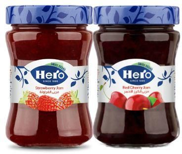 Hero Food Strawberry + Red Cherry Jam