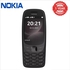 Nokia 6310 2021 Smartphone 2.8 Inch Screen Dual SIM Phone 2G Call Rear Camera 0.5MP Shock Resistant and Durable Super Strong Signal Long Battery Backup Phone No