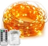 100 LED String Lights With Remote Control Warm White 10meter