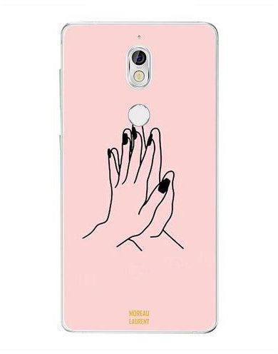 Protective Case Cover For Nokia 7 Touching Hands