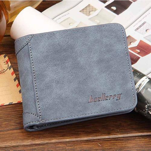 Fashion High Quality Soft Leather wallet men vintage style Baellery.