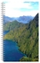 دفتر ملاحظات بطبعة وسلك حلزوني مقاس A4 أخضر/أزرق/أبيض