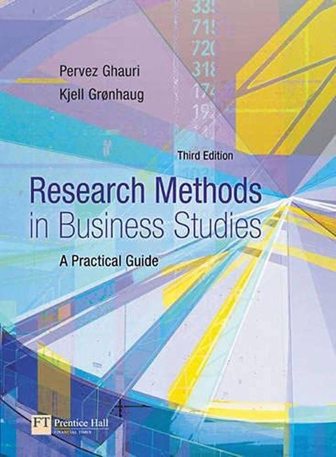 Pearson Research Methods In Business Studies ,Ed. :3