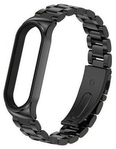 Xiaomi Mi Band 6 Replacement Metal Stainless Steel Strap - Black