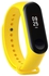 Sports Silicone Wrist Strap For Xiaomi Mi Band 3 / 4 - Yellow