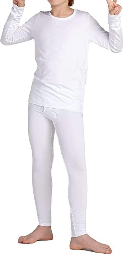 Red Cotton Thermal Pants Package 2 Pieces-White