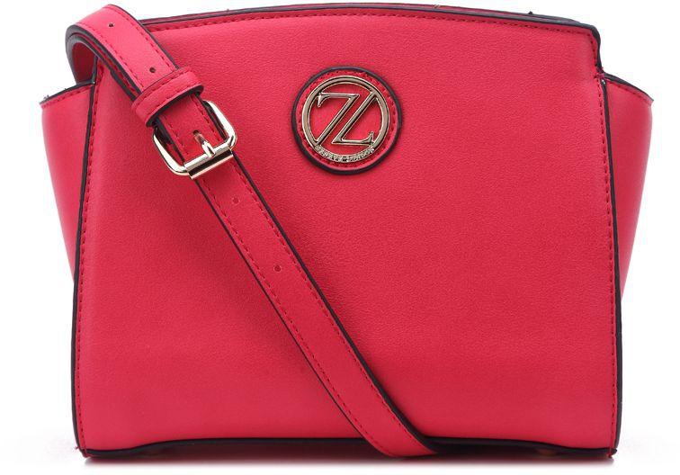 Zeneve London C214 Plush Toned Crossbody Bag For Women - Pink