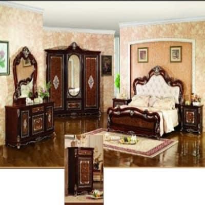 Royal Furniture Bedroom Set Bed Dresser Mirror 2 Night