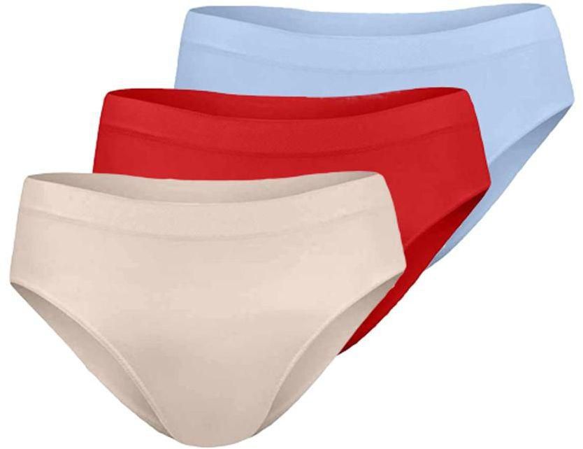 Silvy Set Of 3 Panties For Women - Multi Color, Medium