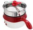 1.8L Double-Layer Stainless Steel Mini Electric Pot Pan Cooker Cooking Fry Stew