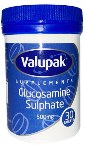 Valupak Glucosamine 500mg Tablets 30's