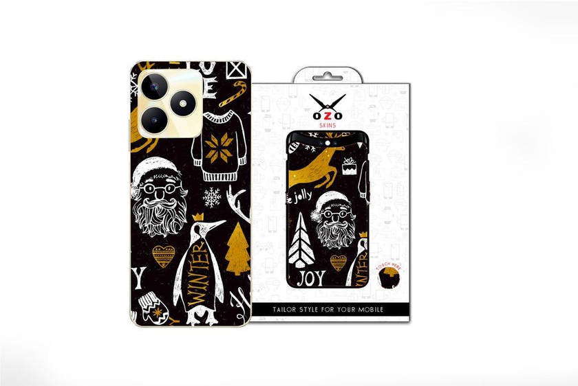 OZO Skins Ozo 2 Mobile Phone Cases Ozo skins christmas celebration pattern (SE204CCP) For realme c53 1 Piece