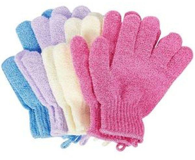 4 Pair Exfoliating Gloves For Body Scrub