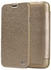 Flip Cover For Lenovo Vibe C A2020 Gold