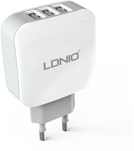 LDNIO Dl-Ac70 Home Charger - White - 3 Port