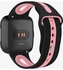 Silicone Replacement Strap Watchband For Fitbit Versa 2 / Fitbit Versa / Fitbit Versa Lite Black