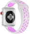 Replacement Band For Apple Watch Series 1/2/3 38mm White/Pink