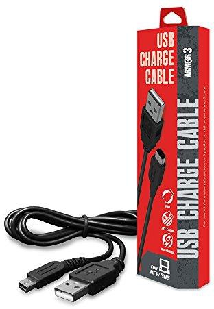 Armor3 USB Charge Cable for New Nintendo 2DS XL/New Nintendo 3DS/ New Nintendo 3DS XL/Nintendo 2DS/ Nintendo 3DS XL/Nintendo 3DS/Nintendo DSi XL/Nintendo DSi