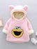 Baby's Quilted Coat Hooded Cartoon Designed Comfy Cotton Padded Clothes
