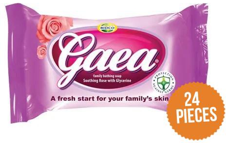Gaea Rose Value Pack Family Bathing Soap-(125G x 18Pcs) (Wholesale)  