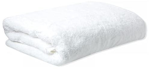 one year warranty_Cotton Bath Towel - White, 70X140 cm