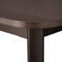 STRANDTORP / BERGMUND Table and 4 chairs - brown/Gunnared medium grey 150/205/260 cm