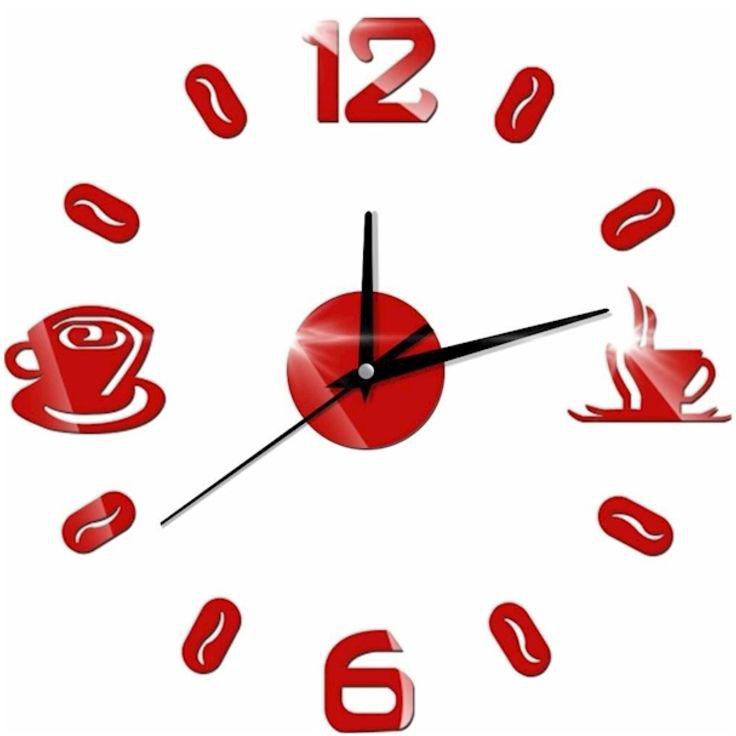 Acrylic Digital Clock - Wall Clocks Red 30-50 centimeter