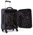 Softside 3 Piece Luggage Trolley Set Black