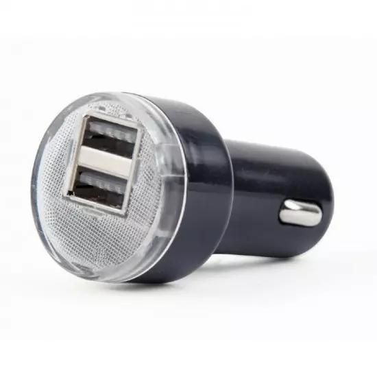 Gembird 2x USB car charger 2.1A, black | Gear-up.me