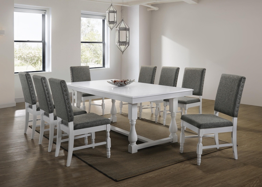 Emerson 1+6 Dining Set - White
