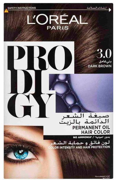 L'Oreal Paris Prodigy Ammonia Free - Permanent Oil Hair Color - 3.0 Dark Brown