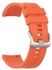 Generic Silicone Strap for Huawei Watch 3/3 Pro/GT2 Pro/GT2e/GT2 46mm/Galaxy Watch 3 45mm/3 44mm/46in/Gear S3 Frontier, 22mm - Orange