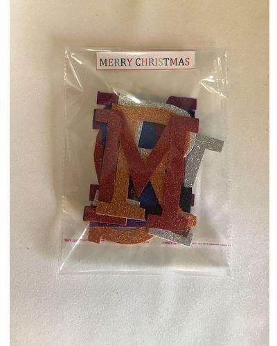 Merry Christmas Glitter Foam Sticker Self Adhesive 14 Letters