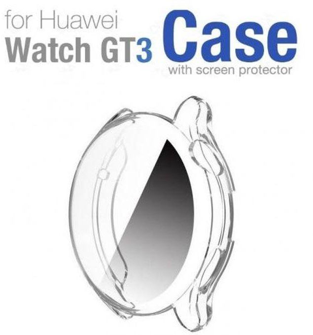 هواوي جي تي 3 46 2022 حافظة كاملة مع شاشة ضد الصدمات - شفاف