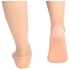 Moisturizing silicone sock, silicone moisturizing socks for women and men foot, non-slip silicone socks, anti-split moisturizing socks, protect foot care tools, 2pcs(L-meat)