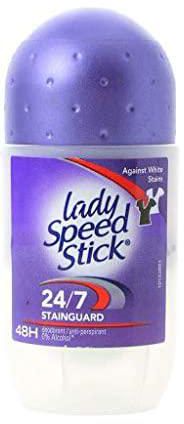 Lady Speed Stick Stainguard Aloe Protect Antiperspirant Deodorant Roll On For Women, 50 ml