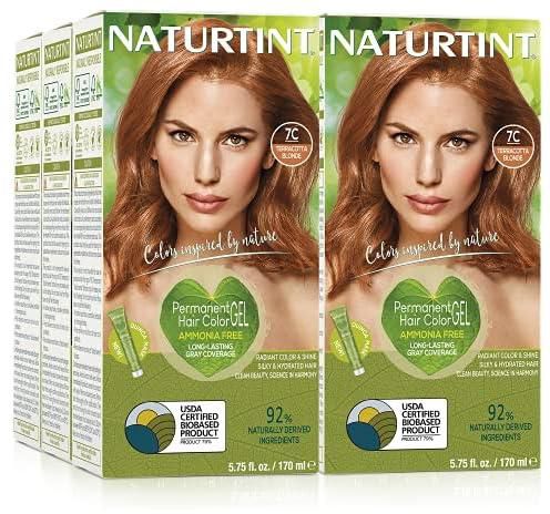 Naturtint Permanent Hair Color - 7C Terracotta Blonde, 5.6 fl oz (6-pack)