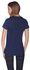 Creo Uae Route 66 Bikers Printed T-Shirt For Women - S, Navy Blue