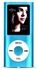 Generic Smart Slim Metal MP4 Player 1.8" LCD MP3 Music MediaVideo FM Radio Game Movie E-Book Player (Blue) DNSHOP