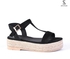 Lifestylesh K-2 Comfortable Flat Sandals - Black