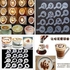 Molds Decorating Art (Coffee, Latte, Cappuccino & Nescafe) - 16 Pcs