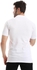 White Rabbit Side Stitched Patch Cotton Polo Shirt - White