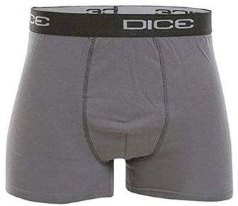 Dice Charcoal Boxer for Men Solid 100% Cotton