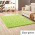 Fashion Fluffy Smooth Carpet For Living Room 5 By 8 - CLEAR GREEN