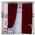 Generic Maroon Curtain (2Panels,each 1M) +FREE SHEER